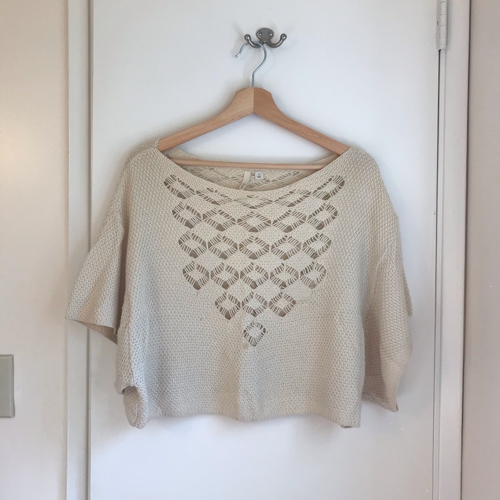 Frenchi cutout sweater top